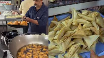 Hyderabad Shop Makes Samosas