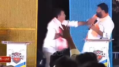 K P Vivekanand attacked Srisailam Goud