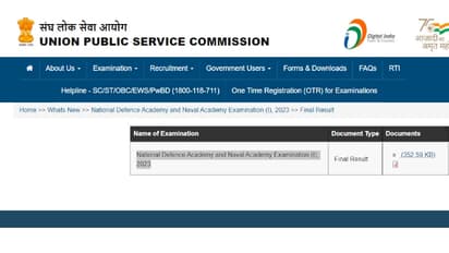 UPSC NDA NA 1 Final Result 2023
