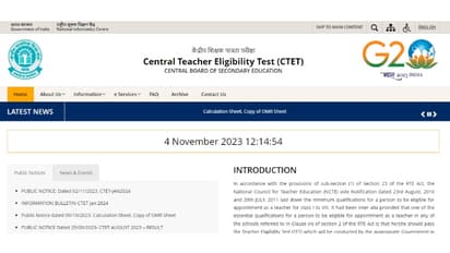 CTET January 2024 Registration