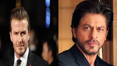 David Beckham reached Shahrukh Khan