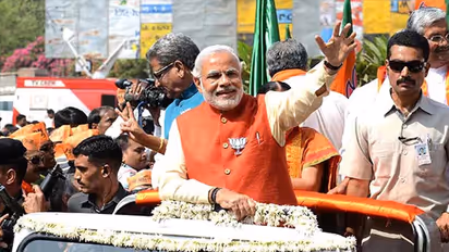 PM  Narendra Modi Mega Road Show 