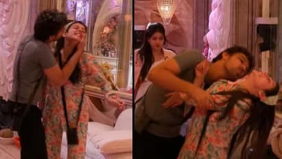 Bigg Boss 17 Samarth Jurel Kissed Isha Malviya