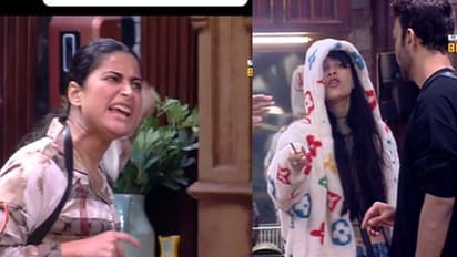bigg boss 17 aishwarya sharma khanjadi fight over food in salman khan show watch video KPJ