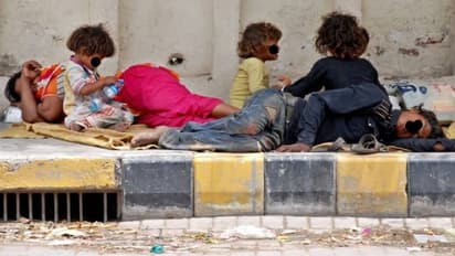 sleeping on footpath