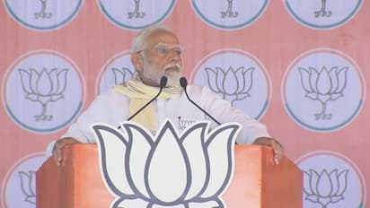 Narendra Modi rally in Amroha Uttar Pradesh 