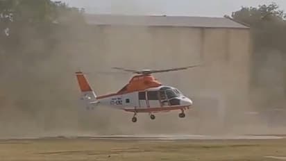 Amit Shah Chopper Loses Control