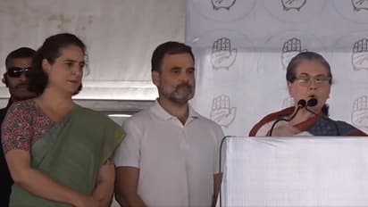 Sonia Gandhi rally in Rae Bareli