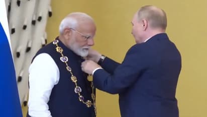 Narendra Modi receives Russia highest civilian honour