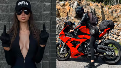 Russia Most Beautiful Biker Tatyana Ozolina