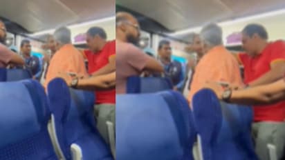 slaps waiter in vande bharat