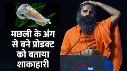 Baba Ramdev claim fish extract vegetarian