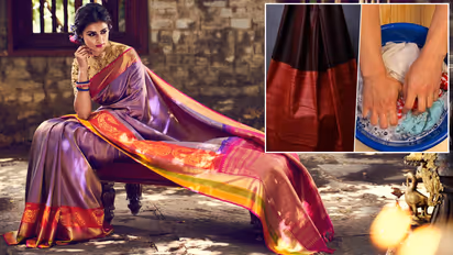 Silk Saree Washing At Home DIY Tips
