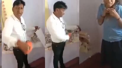 drunk teacher cuts girls hair 