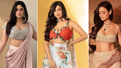 Shweta Tiwari blouse ideas for Karva Chauth 2024