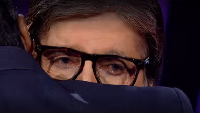 Amitabh Bachchan Abhishek Bachchan KBC