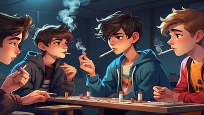 Students arrived to ask for matches to smoke marijuana