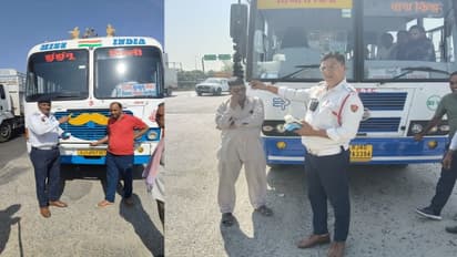 Dispute between Rajasthan Roadways and Haryana Police, bus challans cause uproar