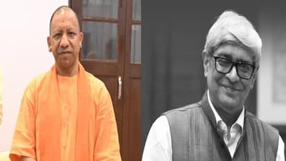 CM Yogi Adityanath and Dr. Bibek Debroy