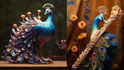 peacock statue at home benefits as per vastu