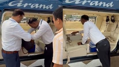 Uddhav Thackeray Bag check