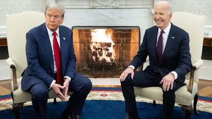 Donald Trump meets Joe Biden