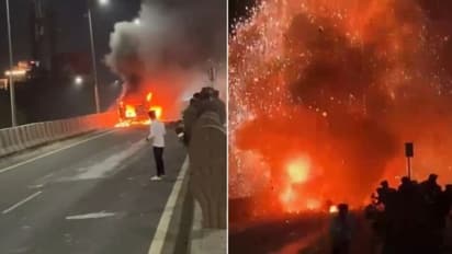 Pregnant Woman Has Narrow Escape As Oxygen Cylinder In Ambulance Explodes In Maharashtra