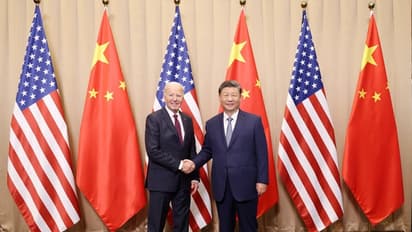 Joe Biden and Xi Jinping