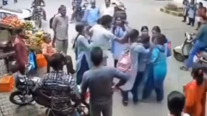 schoolgirls fight