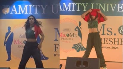 Amity University Freshers Party 2024 Viral Video Dance Performance Alleged Nudity