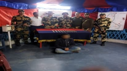 BSF Worth Gold Biscuits Near Bangladesh Border