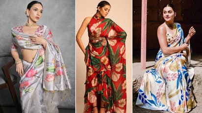 Floral Saree Designs