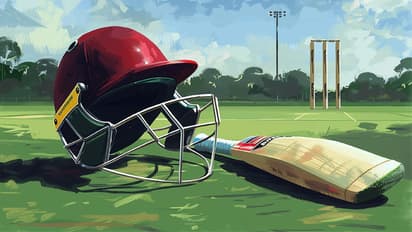 Cricketer death in ground