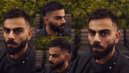 virat kohli new hairstyle goes viral on social media ahead of Melbourne boxing day test ind vs aus 2024