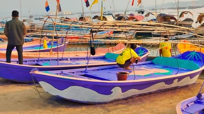 boats-are-painted-under-Namami-Gange-Programme-for-Prayagraj-Mahakumbh-2025