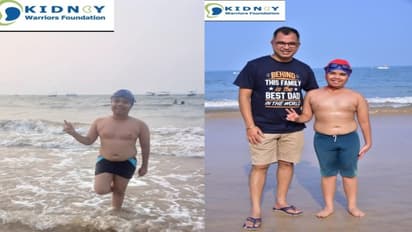 Teen who received kidney from father made a splash in 3 km Malvan race