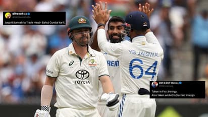 ind vs aus melbourne test jasprit bumrah got Travis head wicket on mcg fans reacted on social media bgt 2024 
