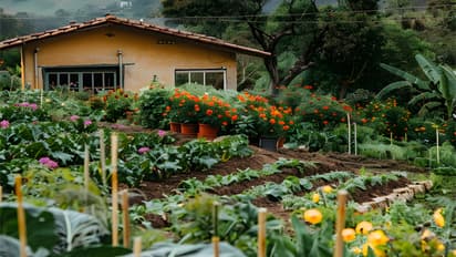 Millionaire farmers village