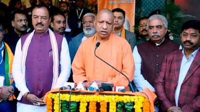 Yogi-Adityanath-address-press-conference-after-reviewing-preparation-for-mauni-amavasya-basant-panchami-snan-at-Prayagraj-Mahakumbh-2025