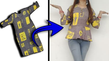 best making ideas from old kurti Knows how to reuse creative Hack