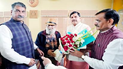 Mohan-Yadav-meet-Padma-Shri-nominated-Harchandan-Singh-Bhatti-extended-his-best-wishes