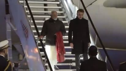 narendra modi reached france