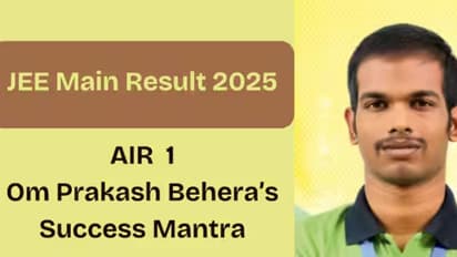 JEE Mains 2025 Topper Om Prakash Behera Success Story