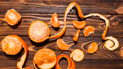 Reuse orange peel for cleaning