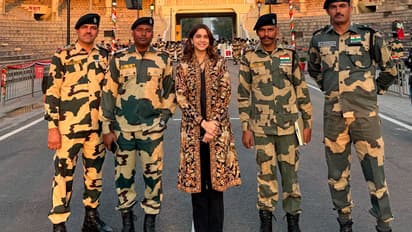Sharvari-Wagh-attend-beating-retreat-ceremony-at-Attari-Wagah-Border