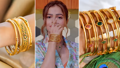 Gold bangles Chudi ideas Durable and trendy designs