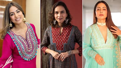 kurti neckline designs Latest for office wear