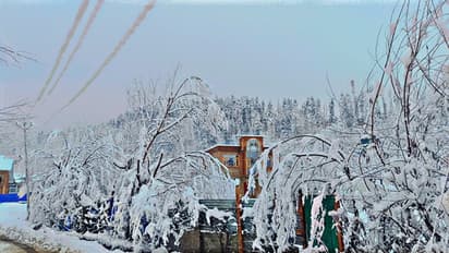 Snowfall in Kashmir