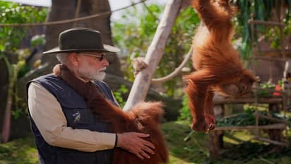 Narendra Modi with Orangutans