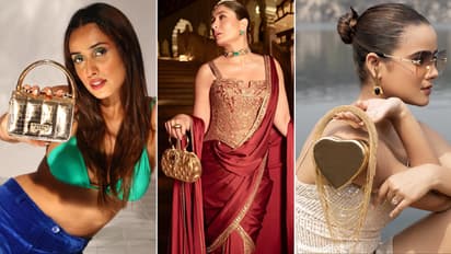 Golden Bag Trendy designs Clutches Handbags Purses and Clutches